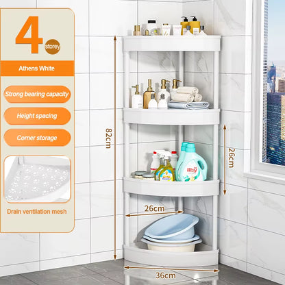 Bathroom Storage Cart with Wheels Kitchen Living Room Storage Rack High Load-Bearing Capacity Home Accessories