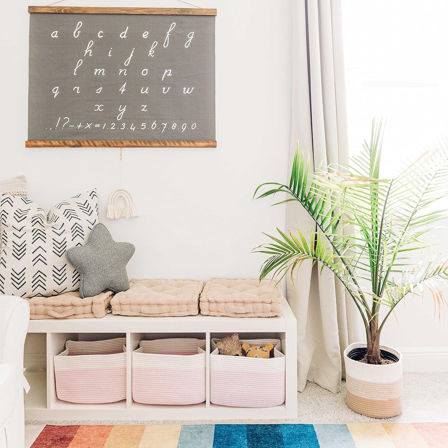 Rope Storage Basket Set for Home Organization