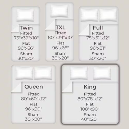 4-Piece Bone Solid 75 Thread Count Polyester King Sheet Set