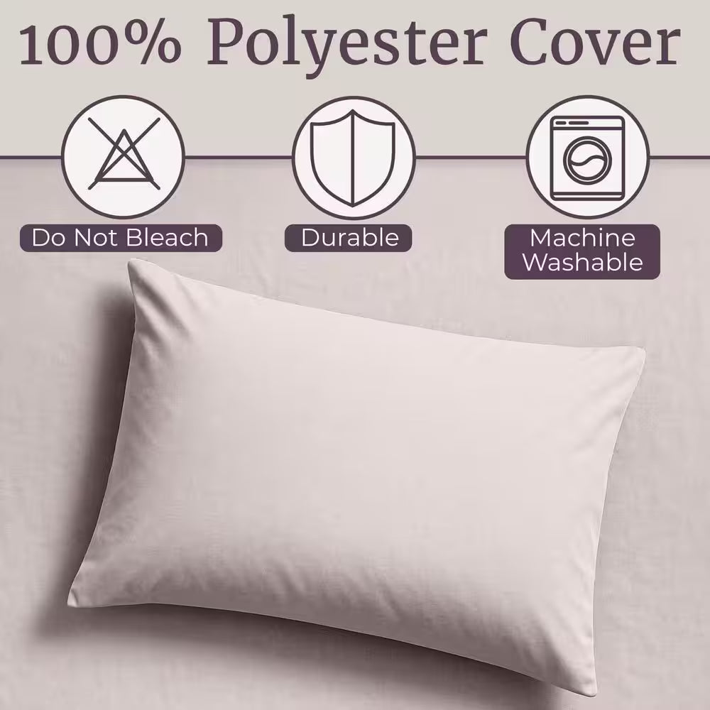 4-Piece Bone Solid 75 Thread Count Polyester King Sheet Set