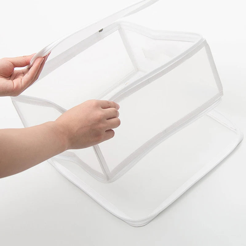 Folding Large Capacity Clothes Storage Bag Quilt Blanket Wardrobe Organizer Waterproof Dust Pouch Household Bedroom Accessories