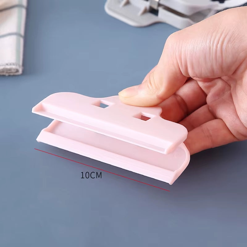 4Pcs/Set Portable Sealed Clips Kitchen Storage Food Snack Seal Sealing Bag Clips Sealer Clamp Plastic Tool Kitchen Accessories