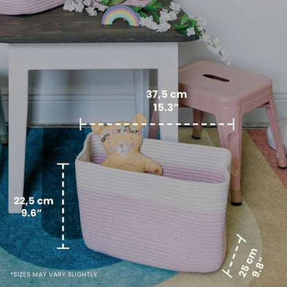 Rope Storage Basket Set for Home Organization
