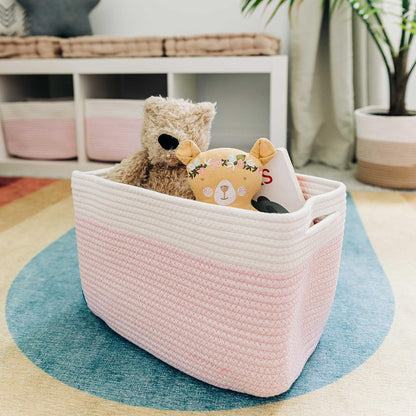Rope Storage Basket Set for Home Organization